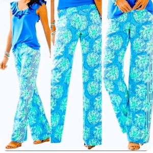 NWT Lilly Pulitzer Palazzo Pants Tropical Blue